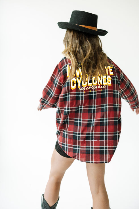 Iowa State Dunn Dream Oversized Plaid